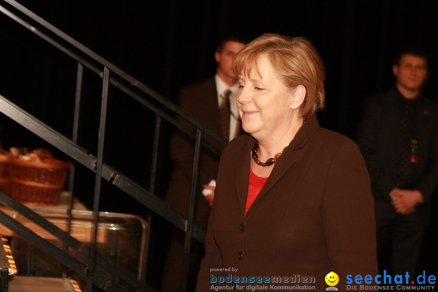 Kanzlerin Angela Merkel - CDU Wahlkampf: Ravensburg, 14.02.2011