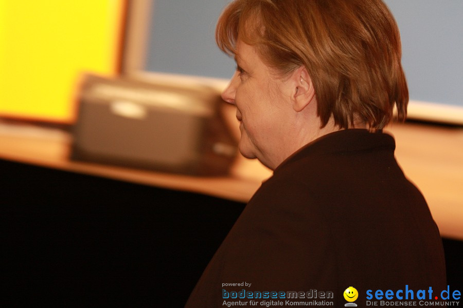 Kanzlerin Angela Merkel - CDU Wahlkampf: Ravensburg, 14.02.2011