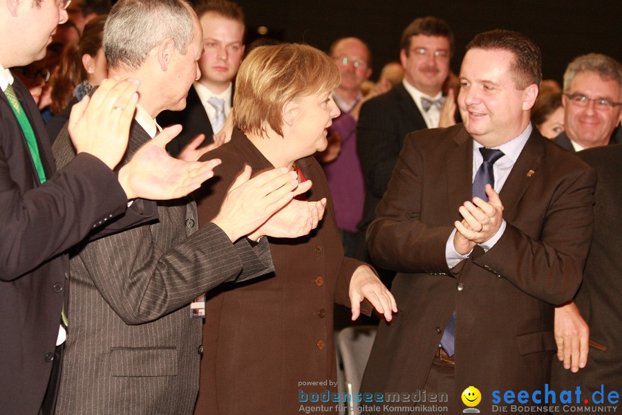 Kanzlerin Angela Merkel - CDU Wahlkampf: Ravensburg, 14.02.2011