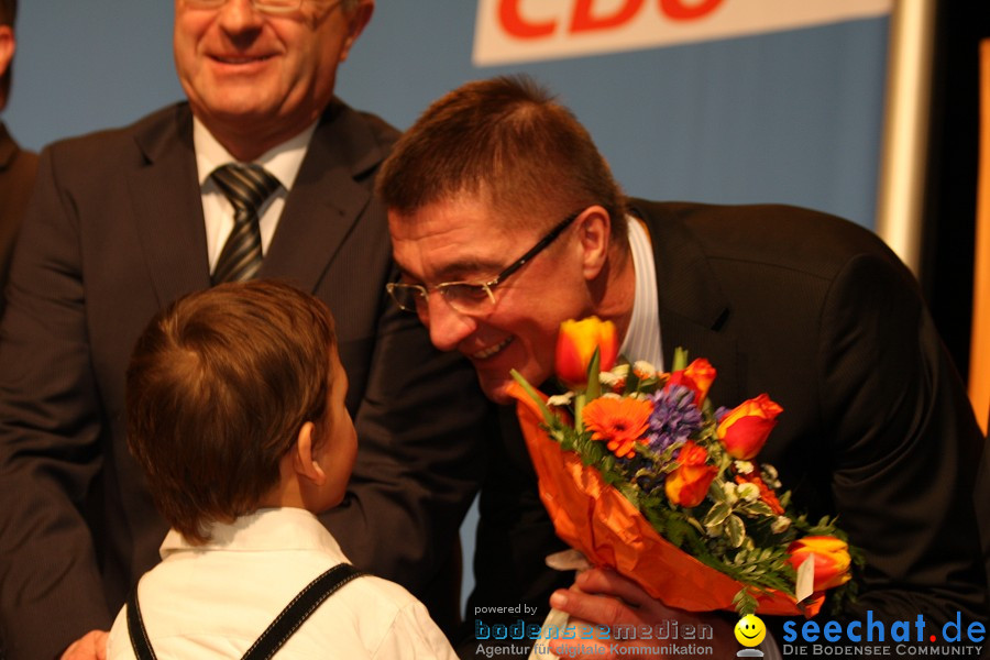 Kanzlerin Angela Merkel - CDU Wahlkampf: Ravensburg, 14.02.2011