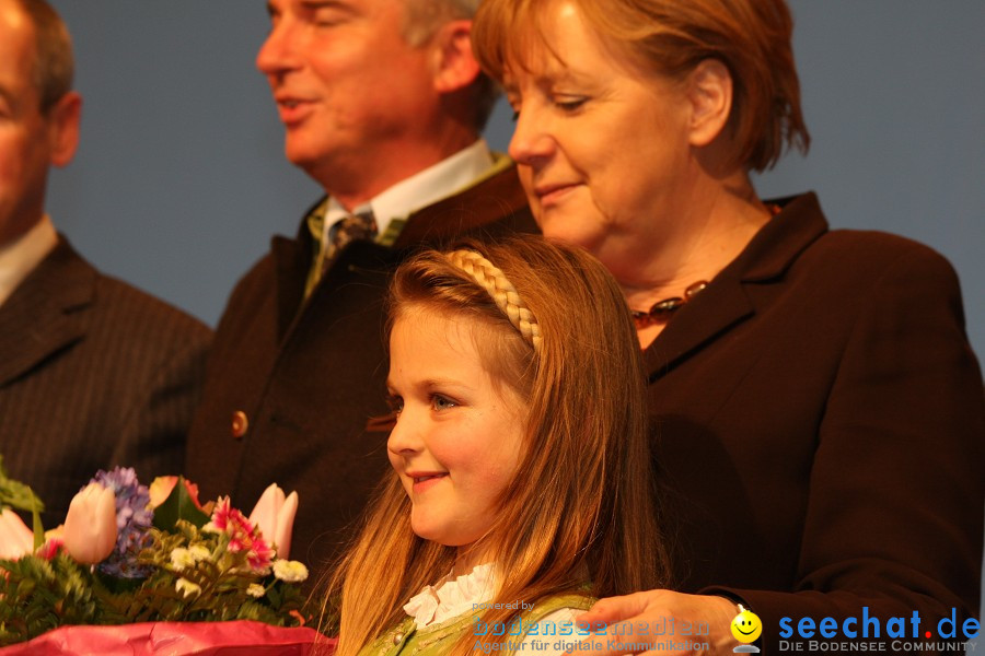 Kanzlerin Angela Merkel - CDU Wahlkampf: Ravensburg, 14.02.2011