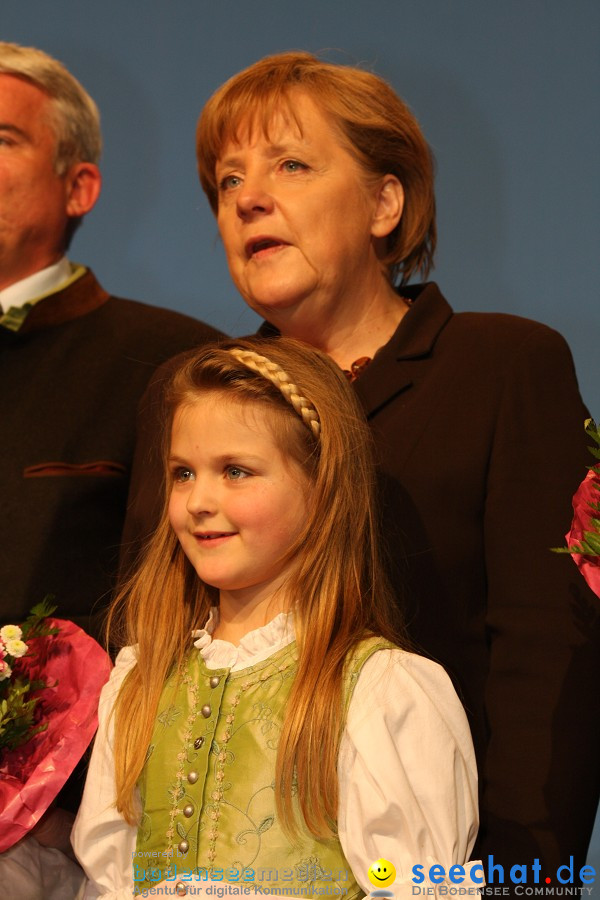 Kanzlerin Angela Merkel - CDU Wahlkampf: Ravensburg, 14.02.2011