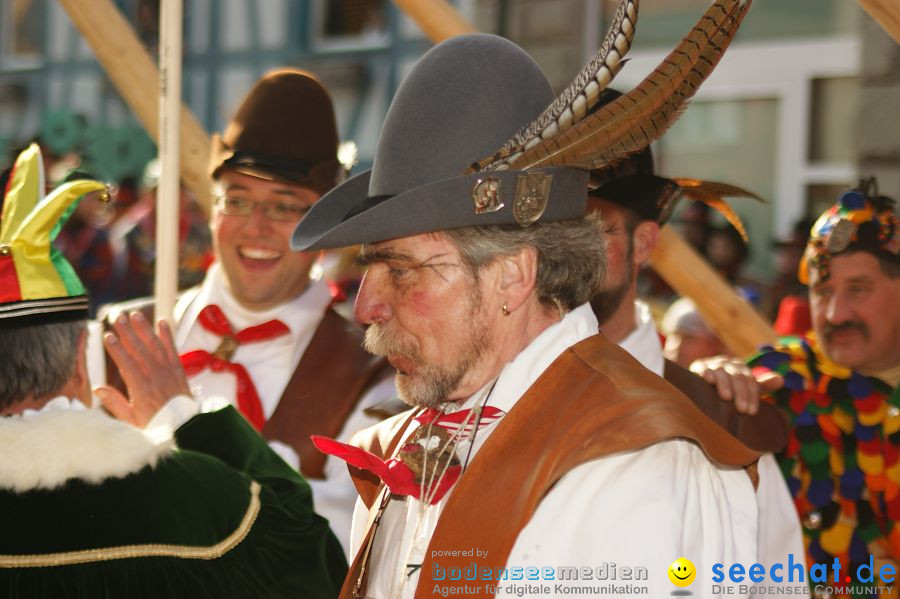 Narrenbaumstellen: Stockach am Bodensee, 03.03.2011