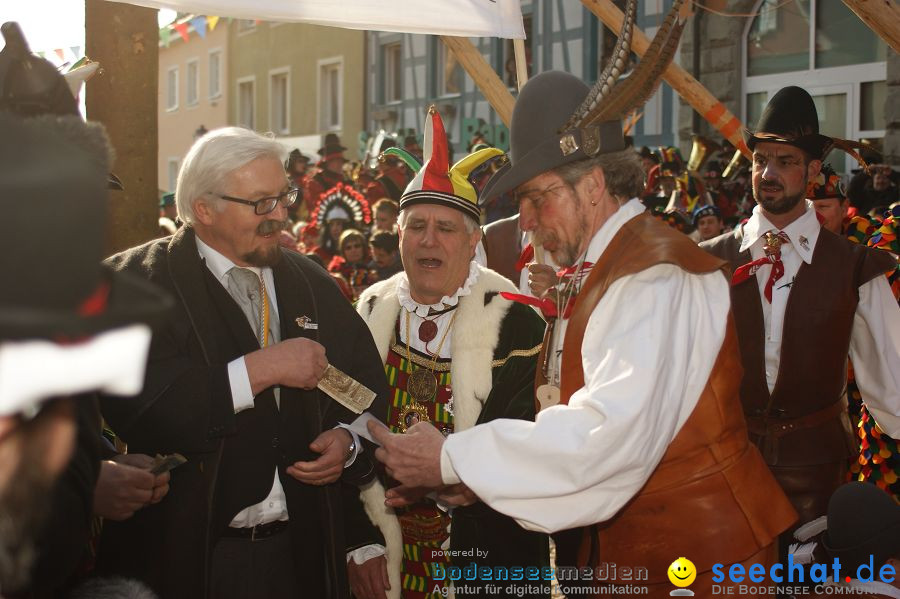 Narrenbaumstellen: Stockach am Bodensee, 03.03.2011