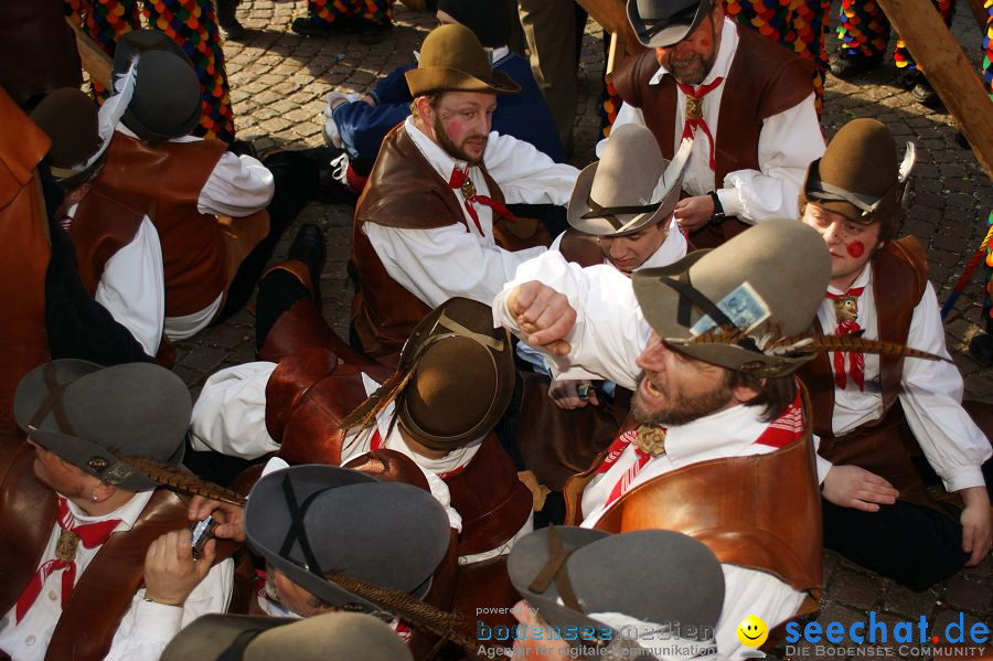Narrenbaumstellen: Stockach am Bodensee, 03.03.2011