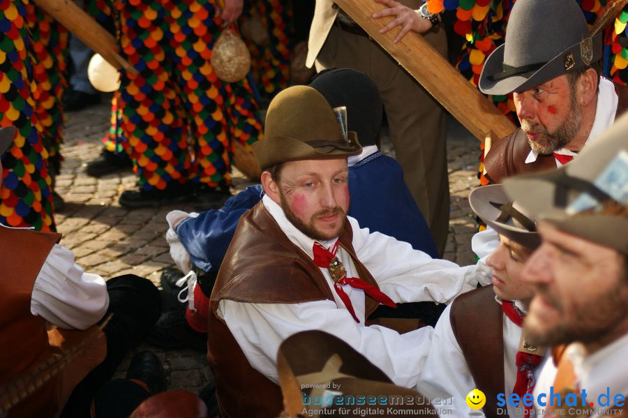 Narrenbaumstellen: Stockach am Bodensee, 03.03.2011
