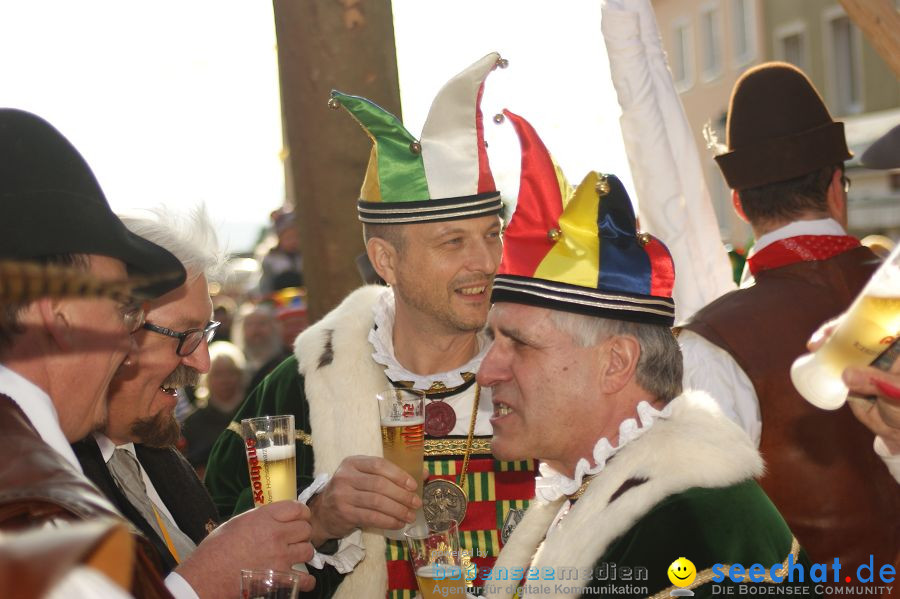 Narrenbaumstellen: Stockach am Bodensee, 03.03.2011