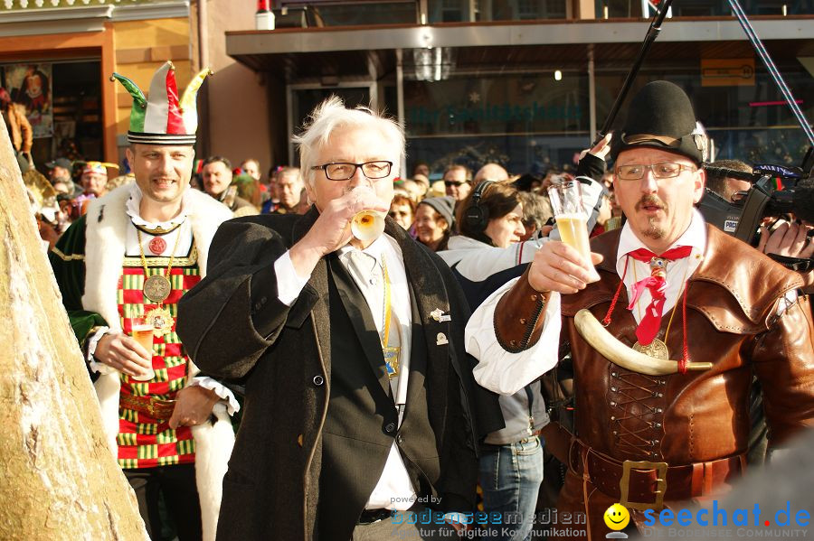 Narrenbaumstellen: Stockach am Bodensee, 03.03.2011