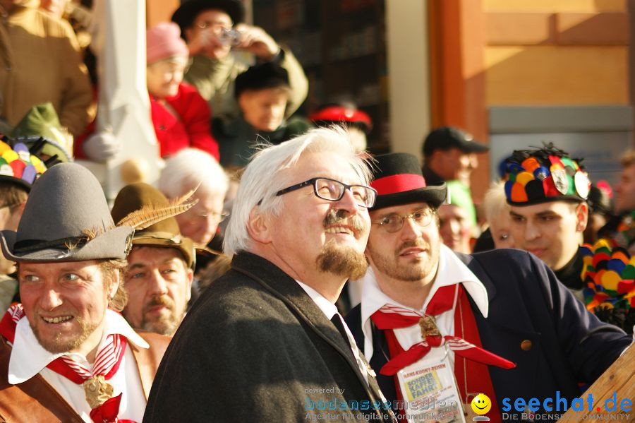 Narrenbaumstellen: Stockach am Bodensee, 03.03.2011