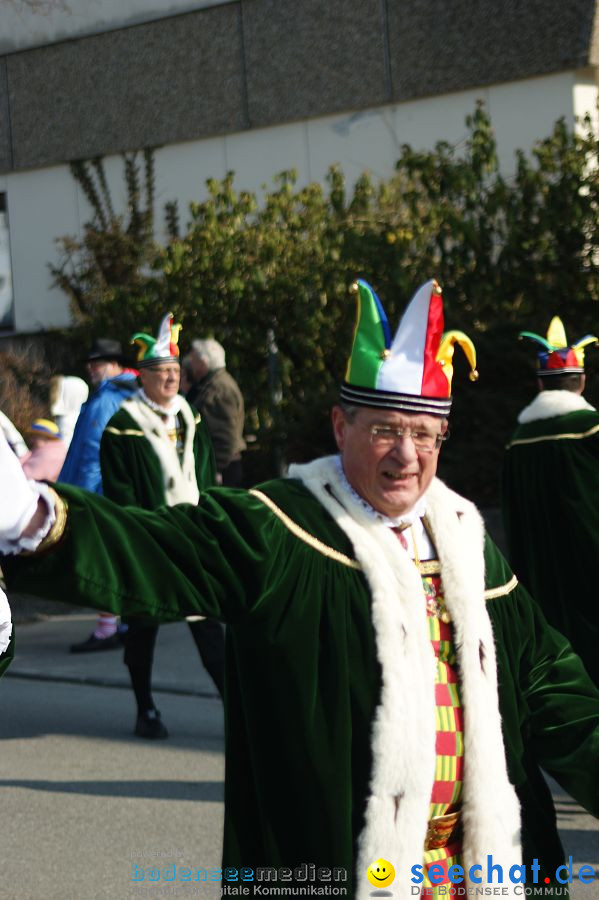 Narrenbaumstellen: Stockach am Bodensee, 03.03.2011