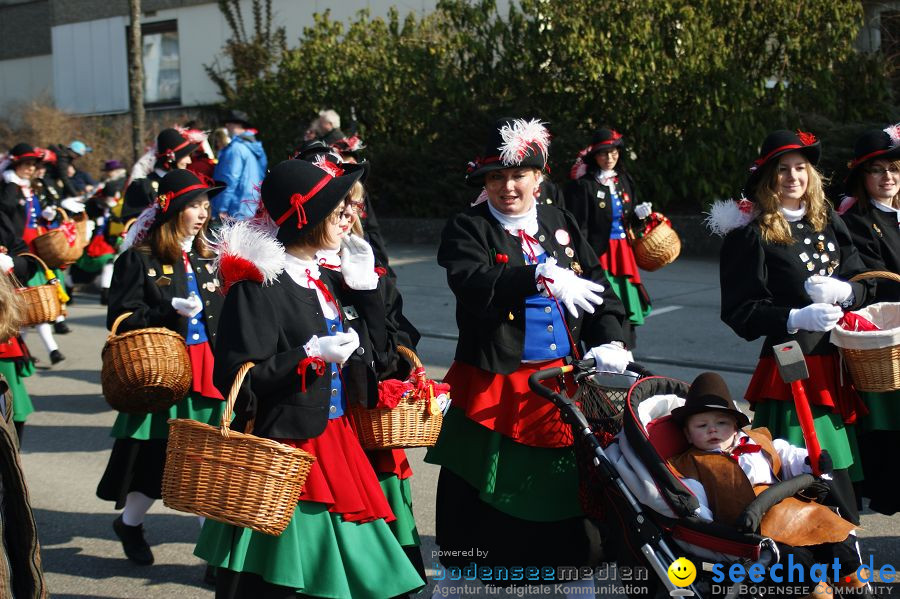 Narrenbaumstellen: Stockach am Bodensee, 03.03.2011