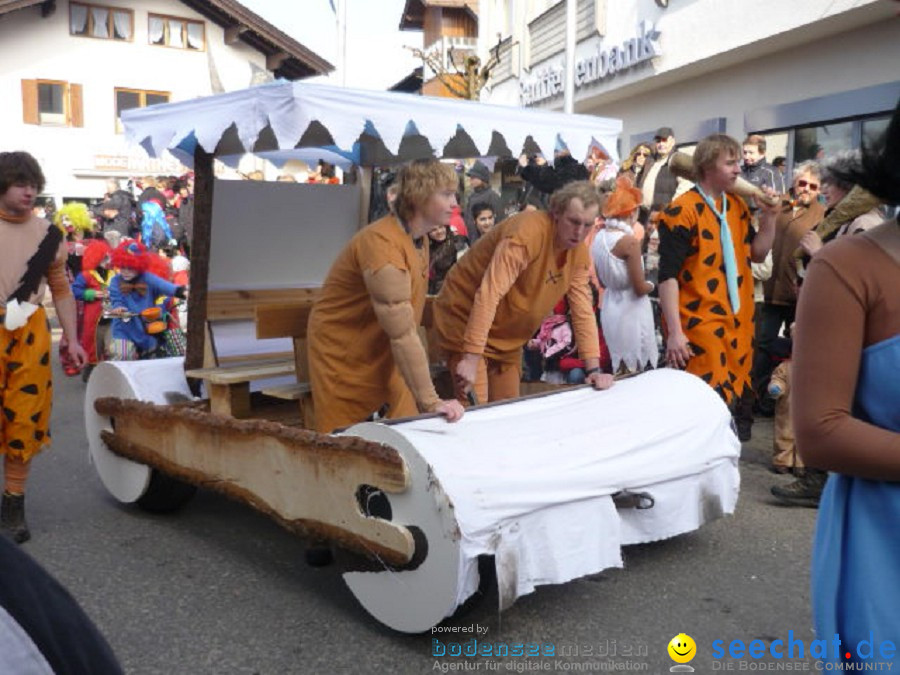 Faschingsball und Umzug: Oberstdorf bei Ravensburg, 06.03.2011