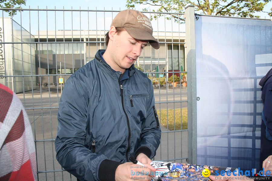 Meisterfeier Eishockey: Ravensburg Towerstars: Ravensburg, 29.04.2011
